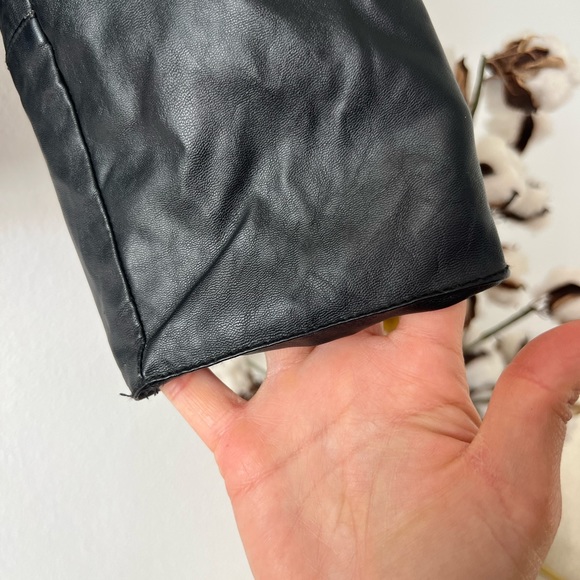 Live a Little Faux Leather Eyelet Jacket - Picture 4 of 7